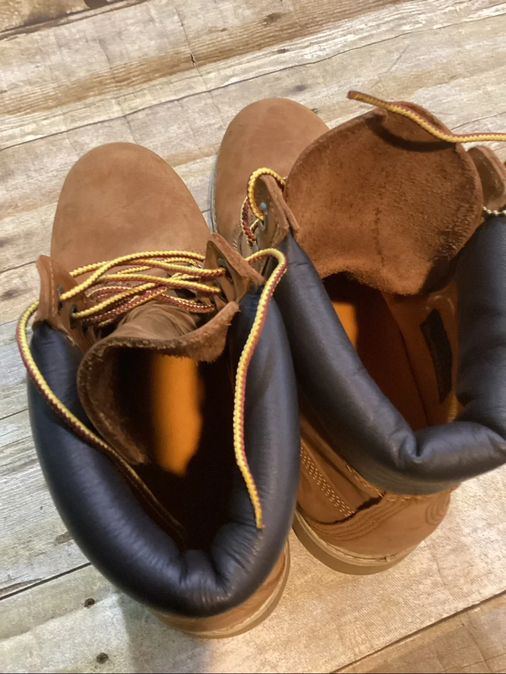 Men's  Timberland Brown Work Boots - Rugged Lace-Up